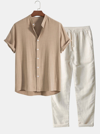 Vero – Linnen Zomerset met Overhemd en Broek voor Heren