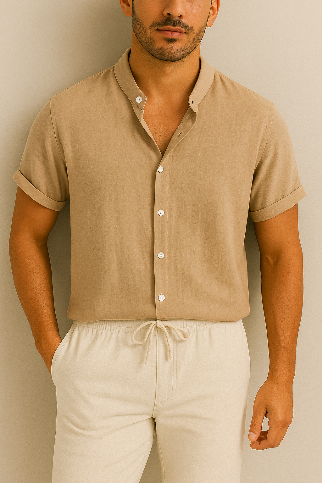 Vero – Linnen Zomerset met Overhemd en Broek voor Heren