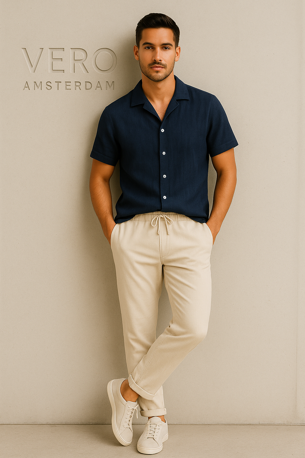 Vero – Linnen Zomerset met Overhemd en Broek voor Heren