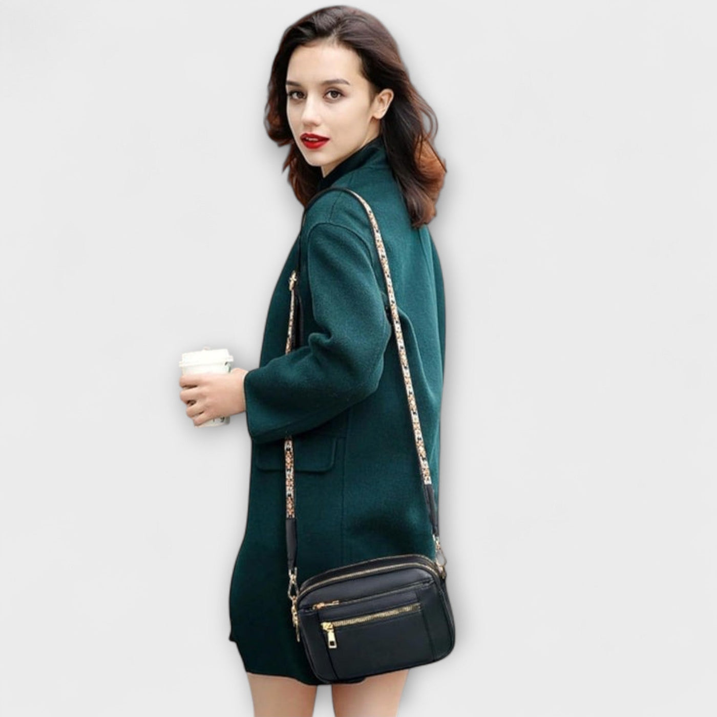 Mira™ – Elegante leren schoudertas