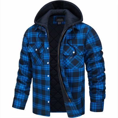 Julius™ | Geruit jack met ritssluiting